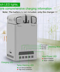 Dual Bay Drone Battery Charger Dock For Lito 1 And Lito X1 with LED indicators, Intelligent Fast Charge Station features