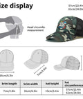 Camo Unisex Cotton Baseball Hat Trucker Cap Dope Breathable Dad Hat for Golf Fishing and Casual Wear Multiple Color Options