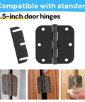 Interior Door Hinge Shims 3.5 Inch Pack of 10 Realign Door Gaps and Seal Air Leaks With Quick Spacing Adjustment No Fuss