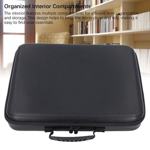 Satellite Hard Case With EVA Shell And Multi Compartment Organizer For Outdoor Travel and RV Dishes, tough carrier with handle