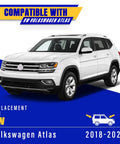 2018-2022 Volkswagen Atlas compatibility shown in product image for windshield wiper blades OEM replacement set