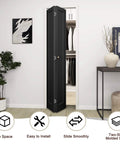 30 Inch By 80 Inch Bifold Barn Door Vinyl Wrapped Textured Black One Panel Bifold Closet Door With Hardware Kit Waterproof
