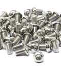 50 Pack M6 X 10mm Hex Socket Button Head Cap Screws Stainless Steel 304 Machine Screws 1mm Thread Pitch 13.15mm Total Length