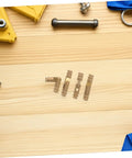 Brass Barrel Concealed Jewelry Box Hinges 4x20mm Small Round Cylinder Hidden Hardware for Cabinet Doors, 5 pieces displayed