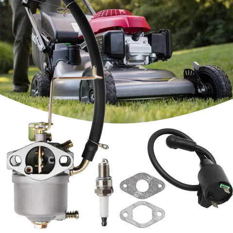 Carburetor And Ignition Coil Replacement Kit For Harbor Freight Storm CAT Generators 700 800 900 Watts 2HP 63cc 2 Stroke Easy Install
