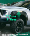 3 Inch Front And 2 Inch Rear Leveling Lift Kit For Ram 2500 2011 3500 2011 Dodge Ram 1500 2002 2008 off-road truck close-up