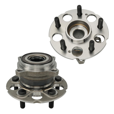 Rear Wheel Bearing Hub Assembly For Honda CR V 2007 To 2011 4WD And Acura RDX 2007 To 2012 As Well As 2016 To 2018 AWD shown separately