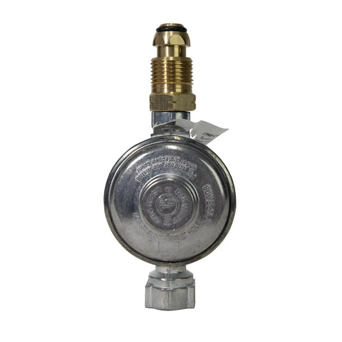 Propane Low Pressure Regulator With Three Eighths Inch Female Pipe Thread And POL Fitting for BBQ grills, front view