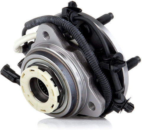 Pair Front Wheel Hub Bearing Assembly For Ford Ranger 1998 1999 2000 And Mazda B4000 1998 1999 2000 4x4 ABS 5 Lug 3 Bolt Triangular Flange Replacement