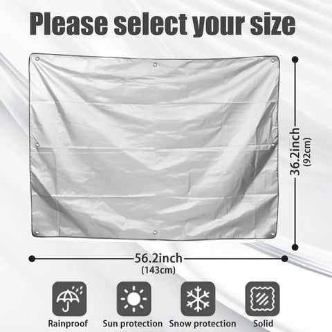 Top Shelf Jumbo Machine Cover Tough As Nails Breathable Rust Proof Fabric measuring 56.2 by 36.2 inches with protective features.