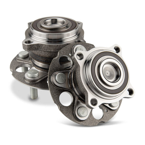 512344 Pair Rear Wheel Bearing Hub Assemblies Exact Replacement For Honda CR-V 2007 2011 FWD Crosstour 2012 2015 FWD Accord Crosstour 2010 2011 5 Lug OEM Grade