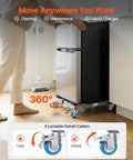 Heavy Duty Rolling Base For Mini Fridge And Washing Machine 16 To 25 In adjustable mobile platform with lockable swivel casters.