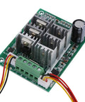 Badass Dc Brushless Motor Speed Controller Delivers Fifteen Amps Of Raw Torque For Smooth Three Phase CW To CCW Switching On Just About Any Rig, detailed view of wiring and heat sinks.
