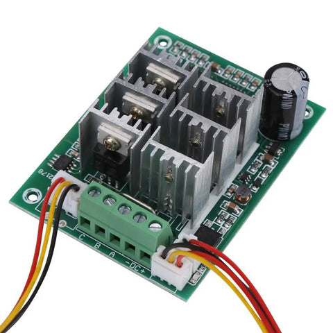 Badass Dc Brushless Motor Speed Controller Delivers Fifteen Amps Of Raw Torque For Smooth Three Phase CW To CCW Switching On Just About Any Rig, detailed view of wiring and heat sinks.
