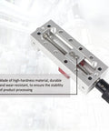 Beefy Pro Grade Mini CNC Router Vise Clamp With Right Angle Base, aluminum body, high precision hold down for DIY engraving projects