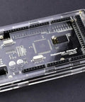 Crystal Clear Acrylic Enclosure Kit For Arduino Mega 2560 R3 Modules, Laser Cut 2.5mm Thick Case With Reset Button In Middle, DIY Project Box