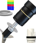 Commercial Food Processor Blade Assembly OEM Replacement Part With Liquid Conversion Card, Durable Steel, Easy Install