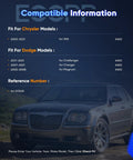 Chrysler 300 with compatible information for Drop-In Ready-To-Install Wheel Bearing Hub Assembly Replacement For Chrysler 300 2005-2009 Dodge Charger 2007-2009 And Dodge Magnum 2005-2008 AWD 5 Lug OE Quality 513225.