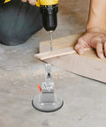 360 Degree Rotating Table Vise With Suction Cup Base Heavy Duty Metal Workbench Clamp in woodworking setup