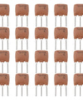 20 Pack Ten Point Seven Megahertz Ceramic Filter Crystal Oscillators For RF And IF Circuits Precise 150 Kilohertz Bandwidth