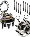 4x4 Front Wheel Bearing Hubs For Ford F-250 F-350 Super Duty 2005 To 2010 SRW With ABS Wheel Bearing And Hubs Assembly Replacement