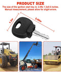 Heavy Equipment Ignition Key For Hamm Bomag Volvo Bobcat Caterpillar JCB New Holland Dynapac Terex Skytrak 10 Pack size chart