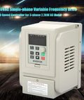 Pro Grade 3HP 2.2kW 220V VFD Drive Inverter Converts Single Phase to 3 Phase For 2.2kW AC Motors with AT1 2200X Speed Controller