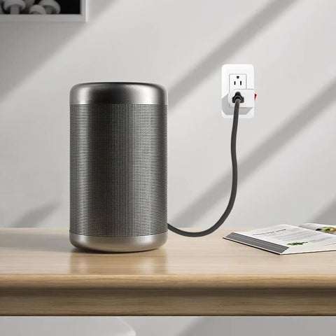 Grounded Outlet With On Off Switch Wall Tap Adapter Single Outlet Power Switch 15A 125V 1875W 3 Prong Plug ETL Listed