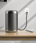 Grounded Outlet With On Off Switch 15A 1875W 3 Prong Power Outlet White ETL Listed Pack Of 4 powering electronic device