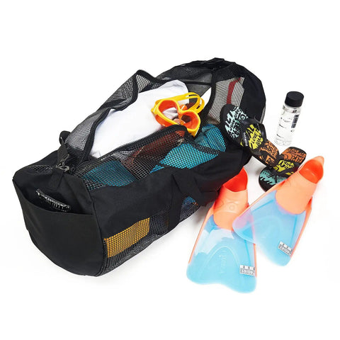 Oversized 37 Inch Mesh Dive Bag For Scuba Gear And Sports Equipment Great For Travel And Gym Use Heavy Duty Duffel With Fins Wetsuit Regulator