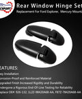 Rear Window Liftgate Hinge Set Right And Left Replacement For 1998 2002 Ford Explorer And 1998 2001 Mercury Mountaineer Plug And Play OE Style Glass Hinge Upgrade