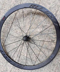Road Bike Wheel Set 700C 40mm Double Wall Rims With Carbon Cassette Hub And V Brake 8 To 11 Speed, single wheel view