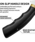 Ultra Sharp D2 Steel Pocket Utility Knife With Protective Sheath For Camping And Outdoor EDC, non-slip grip handle detail
