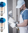 2 Pack Compressed Air Filter Water Oil Separator 1/4 Inch NPT Inlet And Outlet For Airbrush And Compressor Lines with user