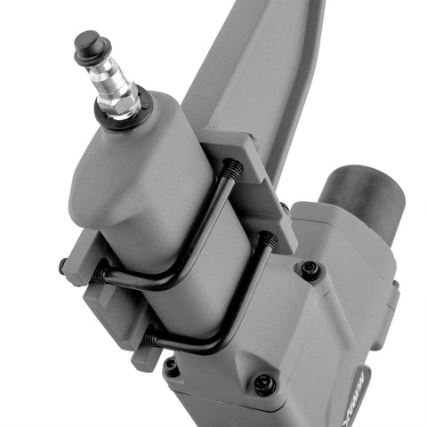 Close-up of Three In One Pneumatic Flooring Nailer And Stapler For Tongue And Groove Hardwood with mallet attachment