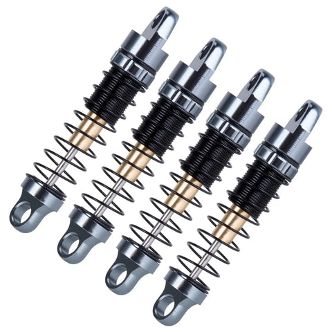 Aluminum 28.5mm Shock Absorbers for 1 to 30 Axial RC SCX30 Crawler Upgrade Parts Titanium Extended Travel Adjustable Spring Rates