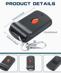 Six Pack Garage Door Opener Remotes Portable Transmitters With 10 Dip Switches Compatible With 3060 3089 4120 300MHz Easy Set Up