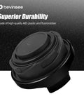Engine Oil Fill Cap 06K103485C Aluminum Black For VW Audi EA888 Gen 3 Mk7 GTI A3 A4 A5 A6 TT Beetle Passat Tiguan Replacement Beefed Up Durability 6061 T6 Anodized Cap With Weatherproof ABS Body And Fluororubber Seal