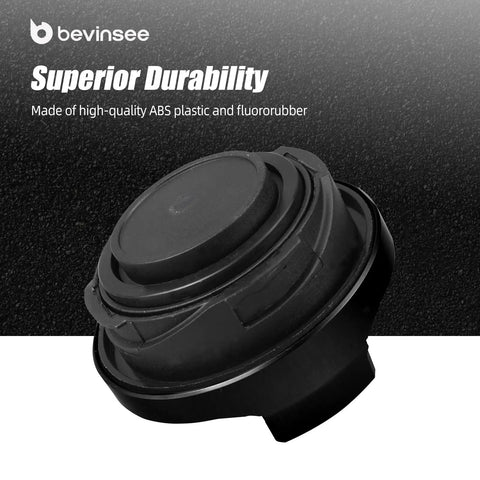 Engine Oil Fill Cap 06K103485C Aluminum Black For VW Audi EA888 Gen 3 Mk7 GTI A3 A4 A5 A6 TT Beetle Passat Tiguan Replacement Beefed Up Durability 6061 T6 Anodized Cap With Weatherproof ABS Body And Fluororubber Seal