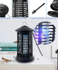 Heavy Duty 4200V Electric Bug Zapper Indoor Outdoor Use Waterproof Mosquito Fly Trap with 15W UV Tube on table
