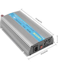 1000W Grid Tie Inverter For Solar Panels, Pure Sine Wave MPPT, 90V-140V Output, 22-50VDC Input, No Battery Needed, shown with dimensions