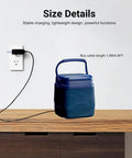 Charger For Polar Care Cube Replacement Power Cord Replacement Part 10698 6V 1A AC DC Adapter plugged into wall
