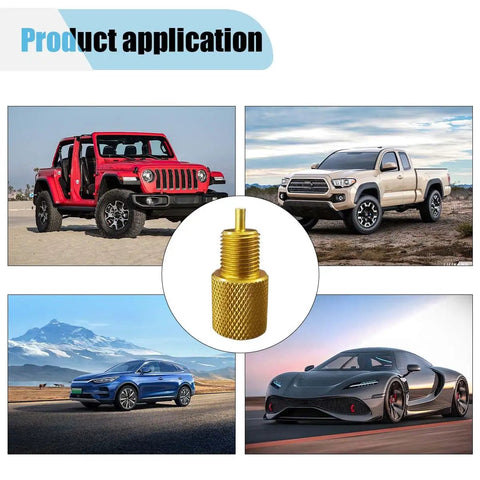 Shop Grade Brake Proportioning Valve Bleeder Tool For Non Adjustable Combination Valves Delivering No Sweat Disc And Drum Adaptation With Gnarly Quick Bleed Flow In Durable Gold Build with automotive applications.