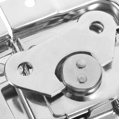 Close-up of Heavy Duty Stainless Steel Butterfly Twist Latch for secure installation in flight cases and gun boxes.