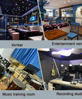 Self Adhesive Acoustic Foam Panels For Studio Soundproofing High Density Polyurethane Dampeners in various entertainment venues.