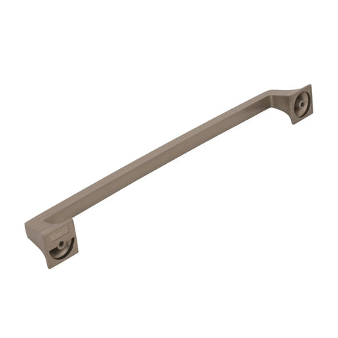 Beefy Satin Nickel 12 Inch Center To Center Appliance Pull For Paneled Appliances And Large Cabinets Mulholland Style Drawer Pull