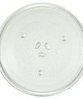 Heavy Duty 12.5 Inch Microwave Glass Turntable Plate Replacement Fits Frigidaire Maytag GE Amana Samsung Hotpoint Magic Chef & More with center mounting holes.