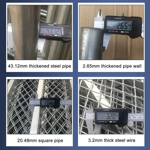 Thickened steel components for 6 Foot Portable Scaffolding Tower With Four Level Adjustable Height Mobile Scaffold Platform