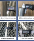 Measurements of Adjustable Scaffold Tower For Home Stairs Roof And Warehouse No Tools Required 6 Feet Tall 500 Lbs Load