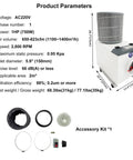 Solid Shop Beast Heavy Duty 1HP Oil Mist Collector And Industrial Fume Extractor with 650 to 823 CFM specifications.